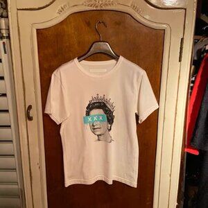 Zara Graphic Oversized T-Shirt White